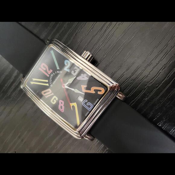 🔥RARE Beautiful Stuhrling Uptown Ozzie 102 Swiss‎ Quartz Watch - Picture 1 of 5